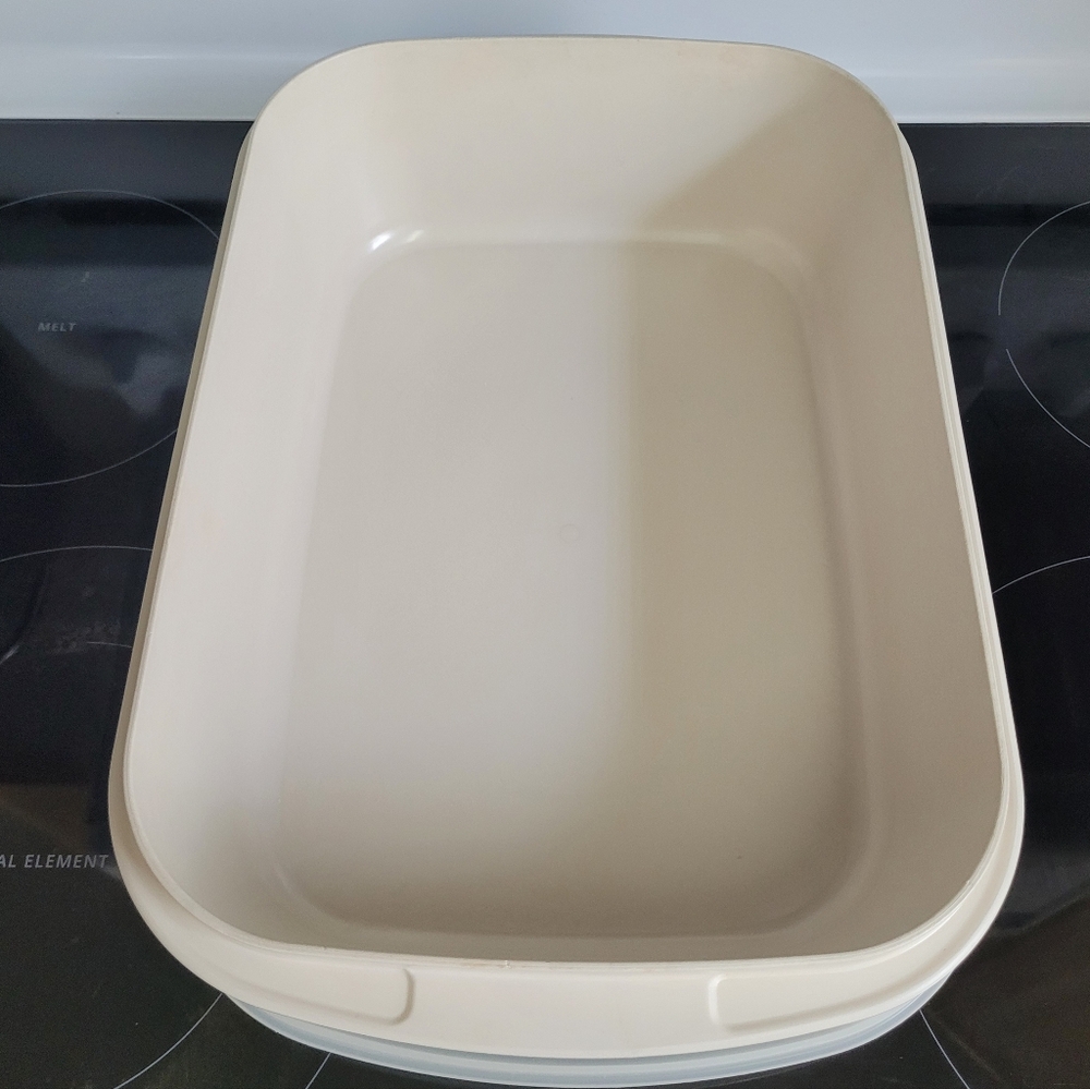 TUPPERWARE ULTRA 21 OVENWARE DEEP ROASTING PAN 5 QUART 9X13 DISCONTINUED - Picture 7 of 9
